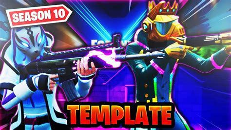 FREE Fortnite Season 10 Thumbnail Template! - YouTube