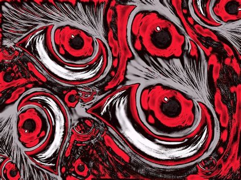 Red Eye Digital Art by Tina Logan