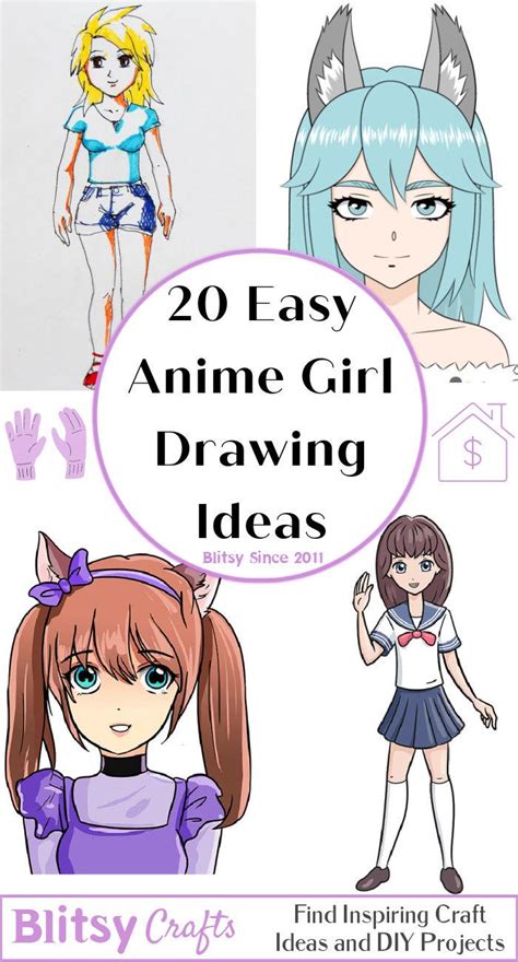 20 Easy Anime Girl Drawing Ideas - Draw Anime Girl