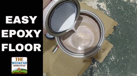 Easy DIY Epoxy Floor - Great Weekend Project! - DIY - HOW TO! - YouTube