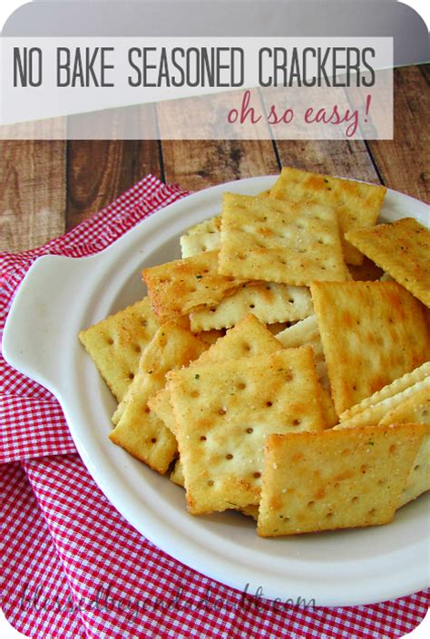 No Bake Seasoned Saltines Crackers Made in Minutes! - Blessed Beyond A Doubt