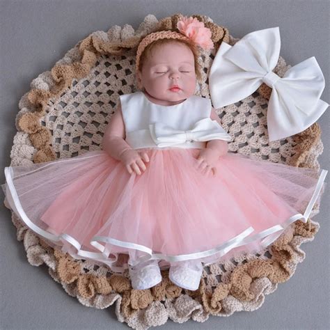 Dropshipping New Born Baby Clothes Girl Sleeveless Wedding Dresses with ...