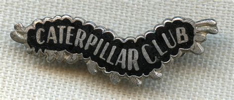 Iconic WWII Switlik Parachute Co. Caterpillar Club Pin by Metal Arts Co. in New York: Flying ...