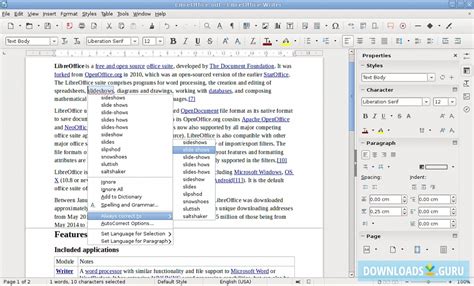 Download LibreOffice Writer for Windows 11/10/8/7 (Latest version 2019 ...