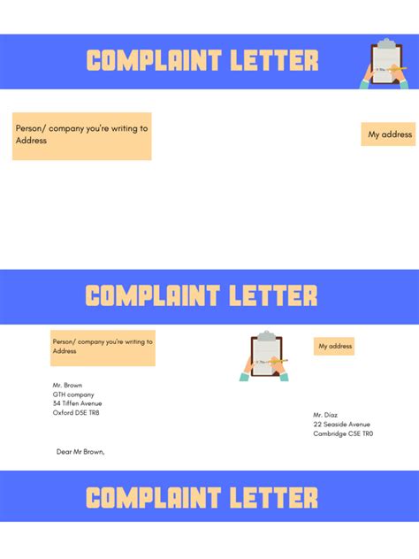 Downloadable COMPLAINT LETTER WRITING GUIDE | PDF