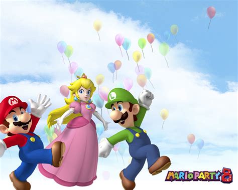 mario party wallpaper,cartoon,mario,animated cartoon,fictional ...