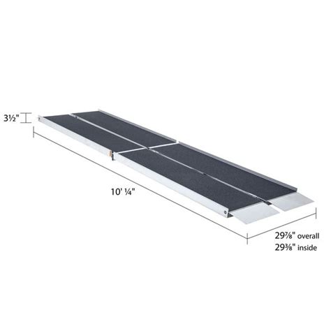 10' 700 lb. Capacity Multi-Fold Wheelchair Ramp - Silver Spring | Discount Ramps