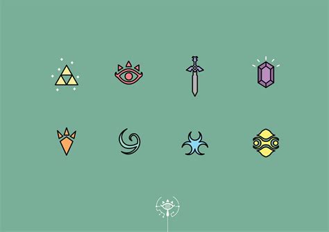 ArtStation - The Legend of Zelda - Icons kit