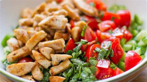 Fattoush Salad with Chicken - Jo Cooks