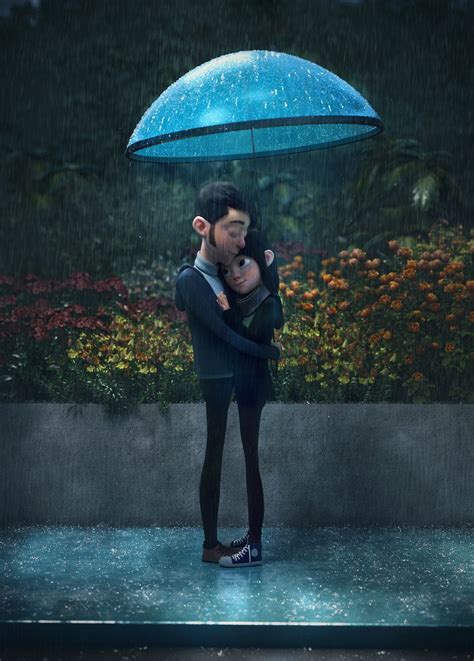 Anime Couple Rain Wallpapers - Wallpaper Cave