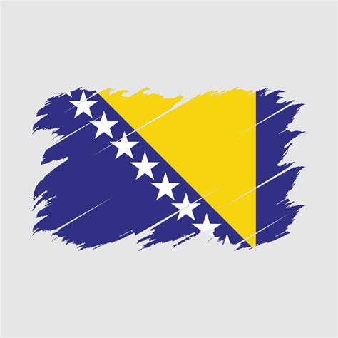 Bosnia Flag Brush 14912131 Vector Art at Vecteezy