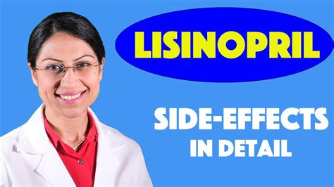 Lisinopril Side Effects Explained, in detail! - YouTube