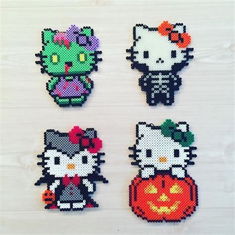 Instagram photo by @kittybeads - via Iconosquare | Hama beads halloween, Perler bead art, Perler ...