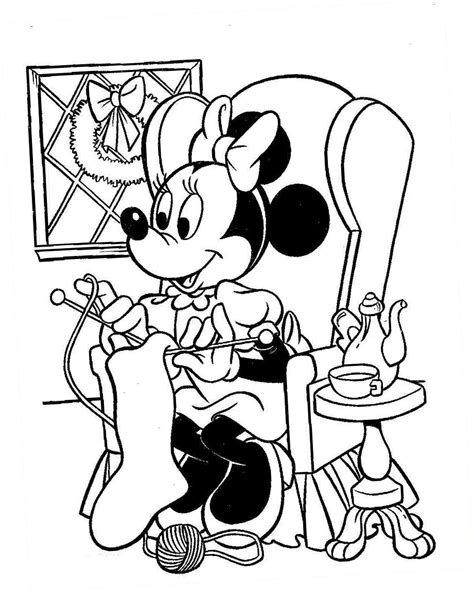 Mickey Mouse Clubhouse Christmas Coloring Pages