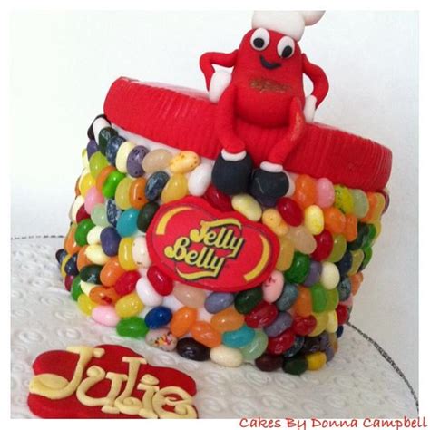 Tub of Jelly Belly's - Decorated Cake by Donna Campbell - CakesDecor