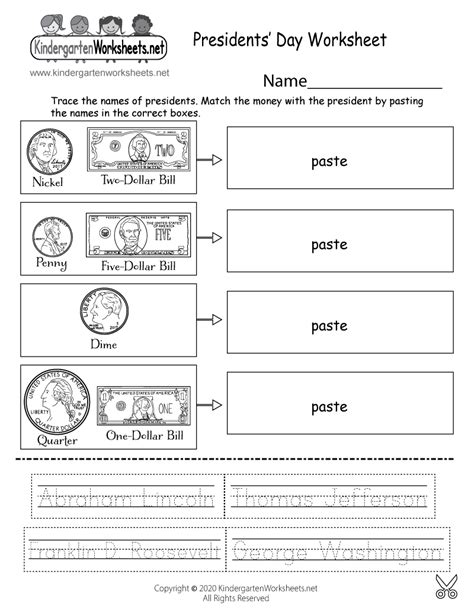 Presidents' Day Worksheet - Free Printable, Digital, & PDF