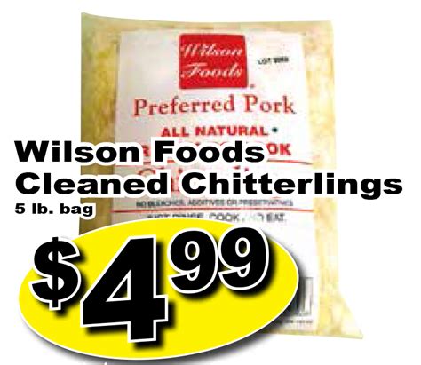 Wilson Foods Cleaned Chitterlings | Savon Foods Super Market | Grocery Store Detroit | Super ...