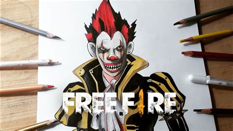 36 HQ Pictures Free Fire Joker Sketch - Heath Ledger Joker Drawing at ...