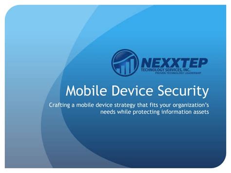 Mobile Device Security | PPT