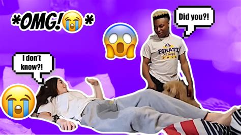 I PEED MY PANTS PRANK IN FRONT OF BOYFRIEND *CUTE REACTION* - YouTube