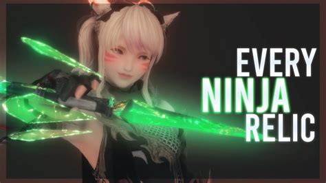 Every Ninja Relic Weapon! ARR - SHB || FFXIV ♥ - Final Fantasy 14 videos