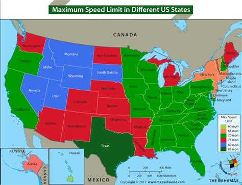 What is the Maximum Speed Limit in the United States? - Answers