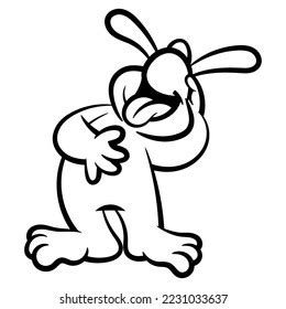 Cartoon Illustration Dog Laughing Out Loud Stock Vector (Royalty Free) 2231033637 | Shutterstock