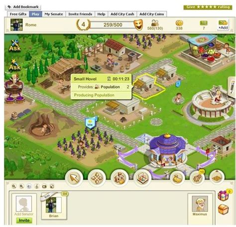 Free empire building games on Facebook: Caesar City Review