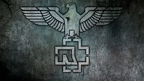 HD wallpaper: grey eagle logo, Rammstein, Germany, close-up, no people ...