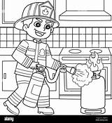 Drawing Of A fire extinguisher Hi Res Stock Photography And Images  Alamy sketch template