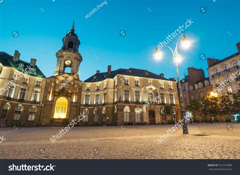 Rennes City Hall Dusk Square City Stock Photo 512151808 - Shutterstock