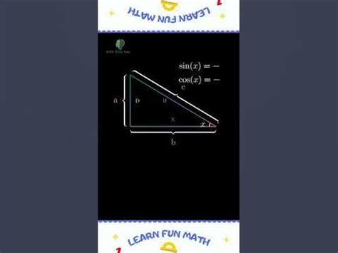 Cách chứng minh rất hay hằng đẳng thức sin^2 + cos^2 =1 #maths #math #shortvideo #shorts #short ...