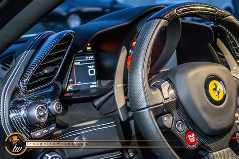 Ferrari 488 GTB - Carbon Interior — Incognito Wraps