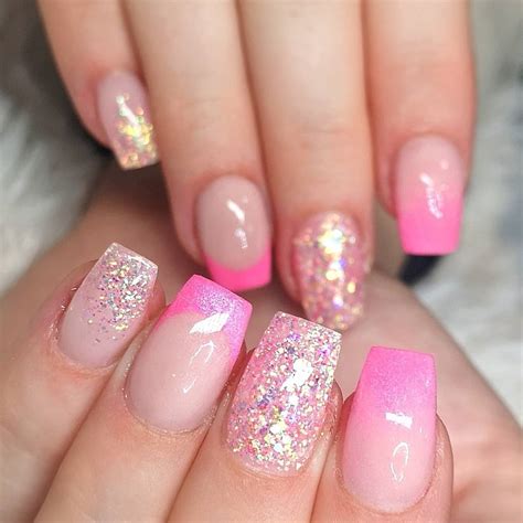 58 Awesome Pink Ombre Coffin Nails Designs On Instagram