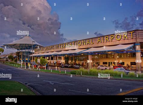 Grantley Adams International Airport, in Bridgetown, Barbados Stockfotografie - Alamy