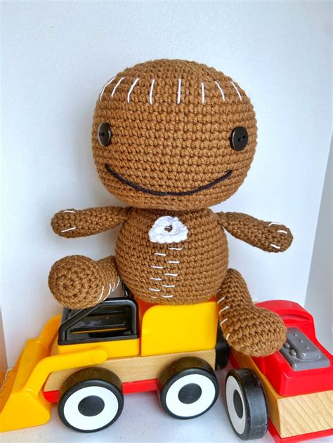 Sackboy Sackboy crochet Children Plush Toy Play station | Etsy