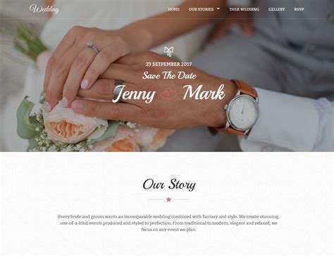 28+ Free HTML Wedding Website Template Options For 2020