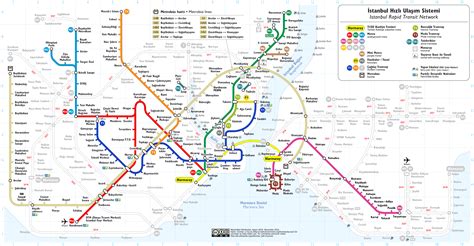 Istanbul Metro Map & Tram Map PDF Files 2018 - Istanbul Clues