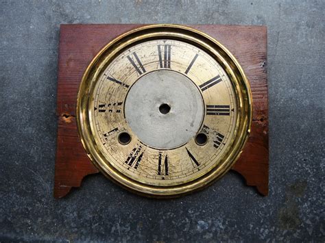 Genuine Antique clock parts / Wall clock Junghans GB metal