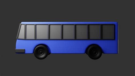 ArtStation - Bus 3D Model | Resources