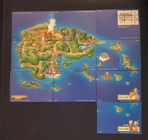 Complete Pokemon Battle e Emerald Map Set! - Collecting - Elite Fourum