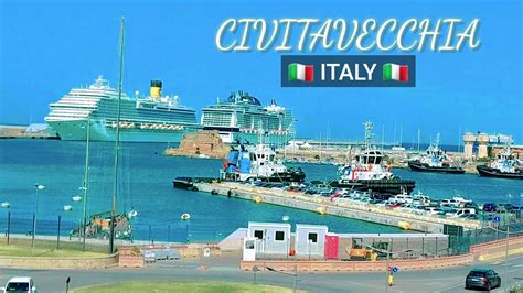 CIVITAVECCHIA ITALY 🇮🇹 - Walk Tour in Civitavecchia along Port International - YouTube