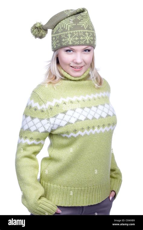 girl in warm clothes Stock Photo - Alamy