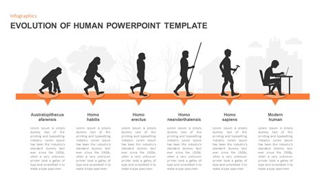 Free Evolution of Human Infographics