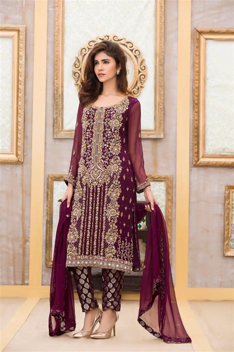 Exclusive Boutique Bridal Dress in Purple Design. – Exclusive Online ...