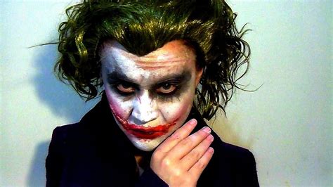 HEATH LEDGER'S THE JOKER MAKE UP TUTORIAL - YouTube