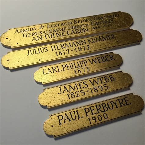 Gold Leaf Nameplates – Haley Ping, Calligrapher & Artist | Name plate, Gold leaf, Metallic logo