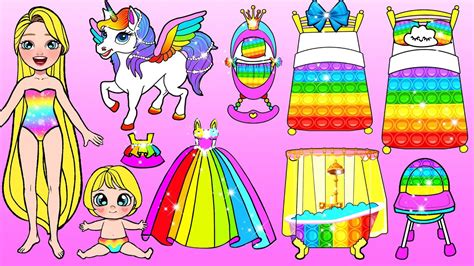 Paper Dolls Dress Up - POP IT House of Easter Eggs Wonderful Crafts ...