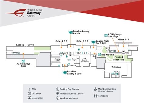 Phoenix Airport Area Map