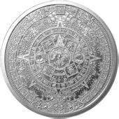 One Ounce Silver Aztec Calendar Round includes capsule